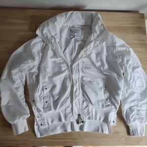 White Zip-Up Jacket
